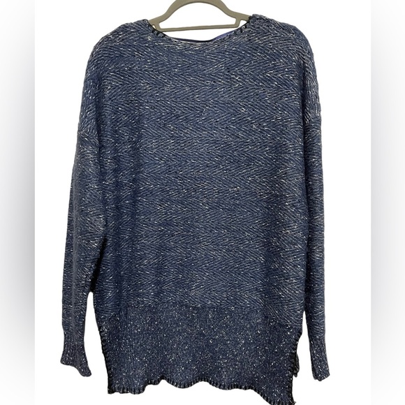 Spense Sport - size large - blue / Black Piping / edge stitching GUC - Picture 2 of 4